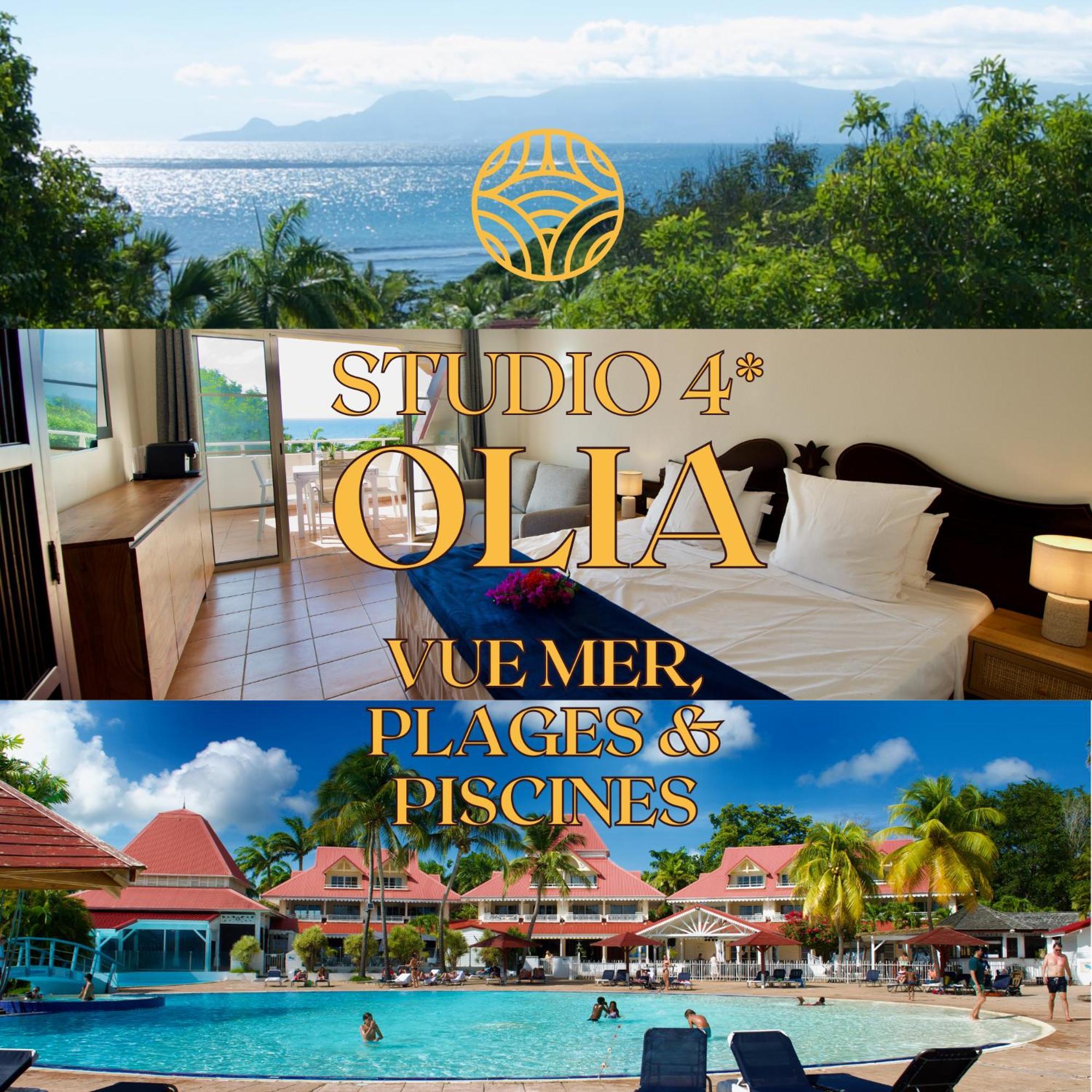 Studio Olia A P&V - Plages, Piscines Et Vue Mer! Sainte-Anne  Kültér fotó